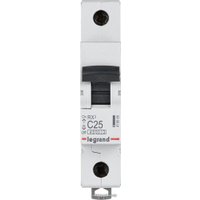 Выключатель автоматический Legrand RX3 1P C 25A 4.5кА 1M 419666