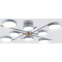Подвесная люстра Ambrella light FL516339/8 GR/CP (серый/медь)