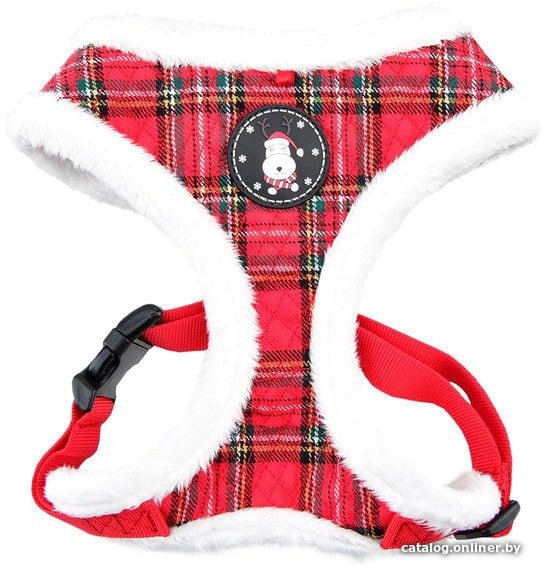 Шлея Puppia Blitzen-A PAQD-AC1470-CR-XL (красный)