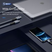 Кабель Orico TBZ4 Thunderbolt 4 - Thunderbolt 4 (0.8 м, черный) в Лиде