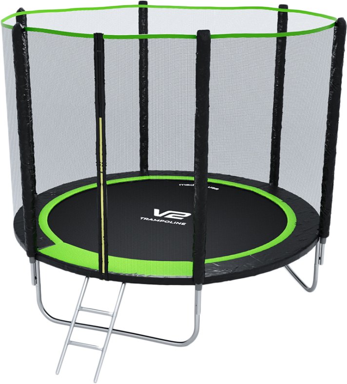 

Батут V2 Trampoline Prime 8FT 252 см (с внешней сеткой и лестницей)