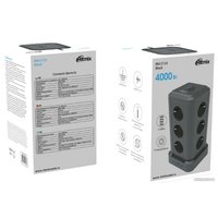 Сетевой фильтр Ritmix RM-2124 (черный)