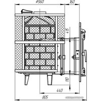 Банная печь Prometall Атмосфера L