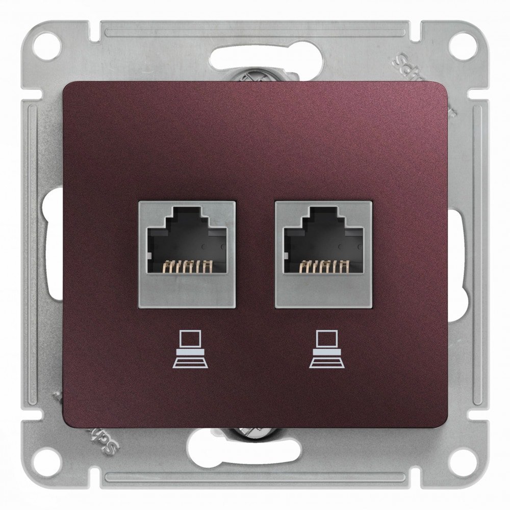 

Розетка компьютерная Schneider Electric Glossa GSL001185KK