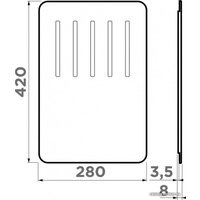 Разделочная доска на мойку Omoikiri CB-Yamakawa Integra 4999031