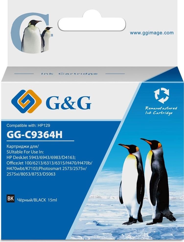 

Картридж G&G GG-C9364H (аналог HP C9364H)