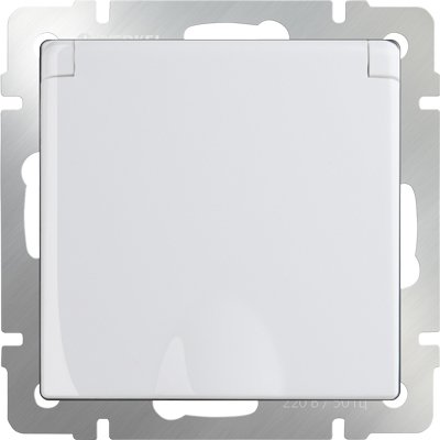 

Розетка Werkel WL01-SKGSC-01-IP44 (белый)
