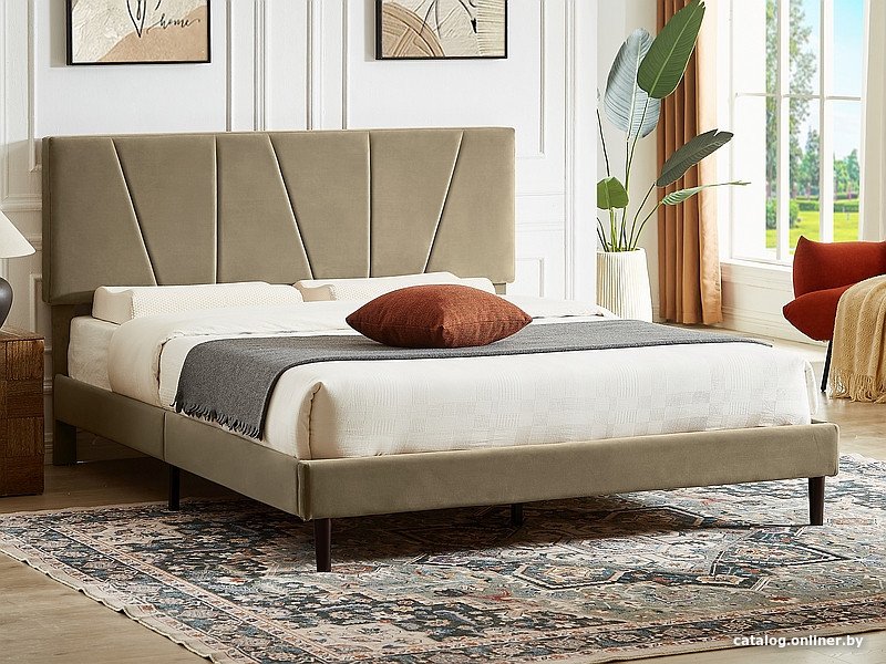 Кровать Signal Savana Velvet Bluvel 28 120x200 (бежевый)