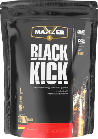 Предтренировочный комплекс Maxler Black kick (1000 г, кола)