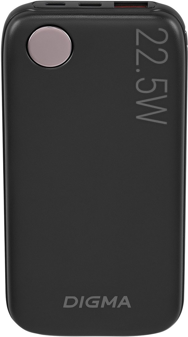 

Внешний аккумулятор Digma DGPF10B 10000mAh (черный)