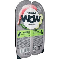 Консервированный корм для собак AlphaPet WOW Кролик и кабачок 211006 100 г