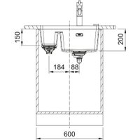 Кухонная мойка Franke Maris MRG 160-34-15 125.0687.269 (оникс)