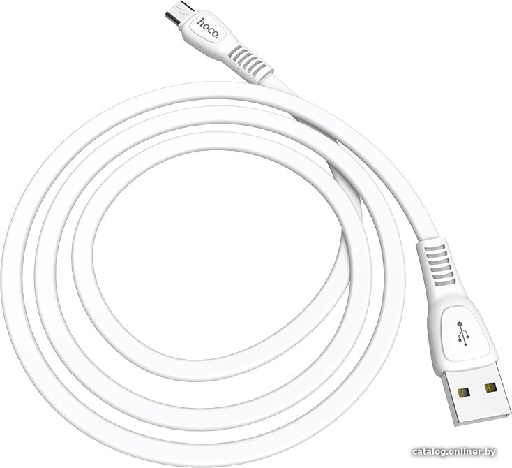 Кабель Hoco X40 microUSB (белый)