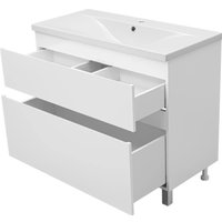  Misty Тумба под умывальник Лаки 100 П-Лак-01100-0112Я+RCW-1403100WH