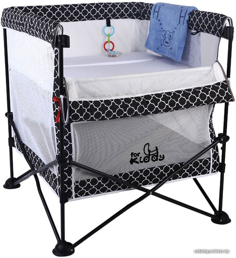 Игровой манеж ForKiddy Born 3 в 1 (черный)