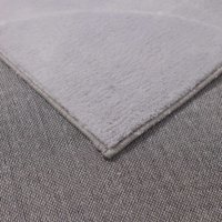 Ковер для жилой комнаты AksHome Homely RD 13 (80x150, светло-серый)