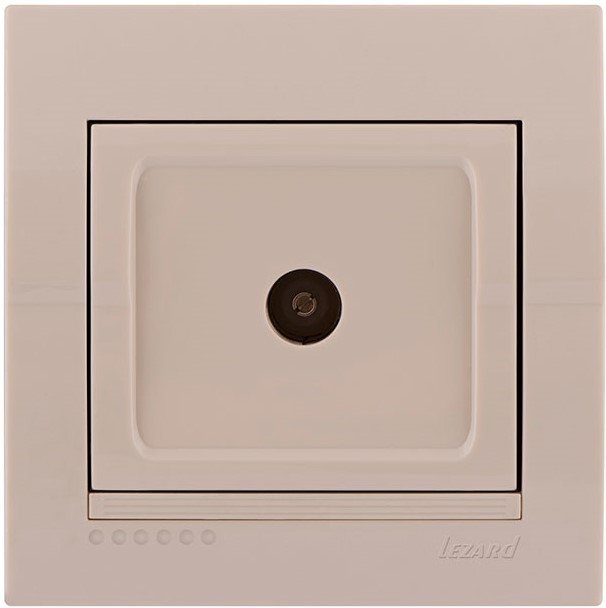 

Розетка телевизионная Lezard Deriy 702-0303-130 (кремовый)