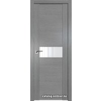 Межкомнатная дверь ProfilDoors 2.05XN L 90x200 (грувд серый, стекло лак классик)