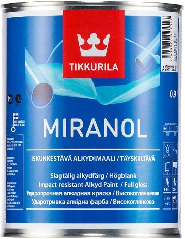 

Эмаль Tikkurila Miranol 0.9 л (базис C)