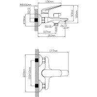 Смеситель AV Engineering AVPOS3-A176-130