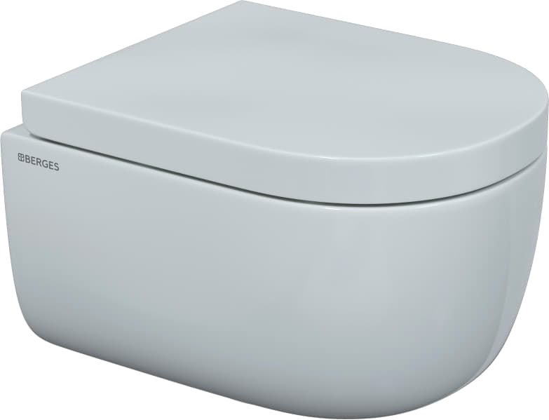 

Унитаз подвесной Berges Wasserhaus Ego Rimless + Toma SO 082122