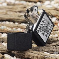 Зажигалка Zippo Classic 363 Black Crackle