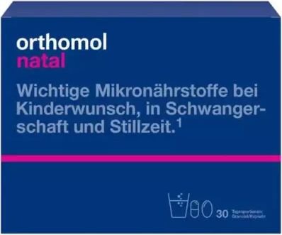 

Комплекс Orthomol Natal (порошок №30+ капсулы №90)