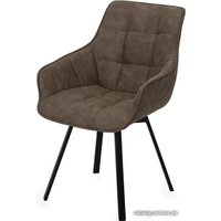 Стул с подлокотниками Aero B815-m COW TOB BK (табак)