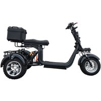 Электроскутер Smart8 Bulbash X12 Trike (черный)