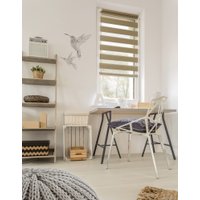 Шторы день-ночь Delfa Сантайм День-Ночь Масо МКД DN-41606 (57x160, тауп)