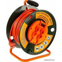 Удлинитель на катушке Glanzen EB-50-007 (50 м, оранжевый)