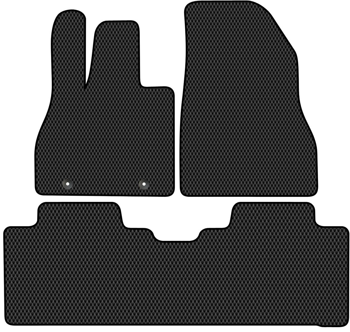 

Комплект ковриков для авто Alicosta BYD Song L I (suv) 2023 - Н.В. (черный, ромб)