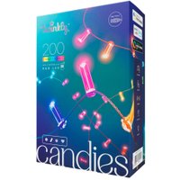 Новогодняя гирлянда Twinkly Candies Candles 200 LED с Wi-Fi и Bluetooth (прозрачный провод)