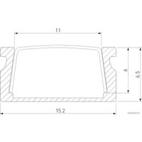 Алюминиевый профиль Elektrostandard LL-2-ALP006 a053619
