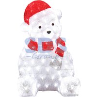 3D-фигура Neon-Night Медвежонок в красном колпаке 56 см [513-240]