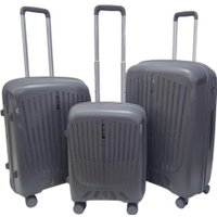 Чемодан-спиннер Mironpan 23107 (M, темно-серый)