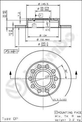 

Brembo 08913611