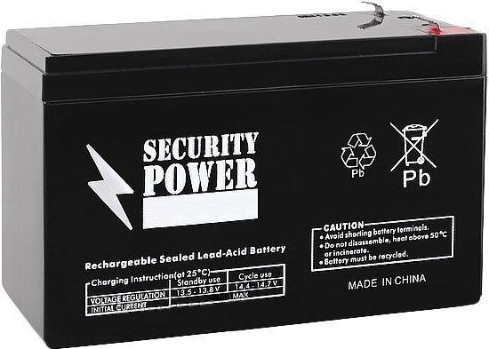 

Аккумулятор для ИБП Security Power SP 12-2,3 F1 (12В/2.3 А·ч)