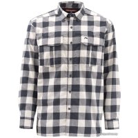 Рубашка Simms Coldweather LS Shirt (M, белый/серый)