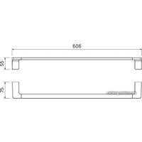 Держатель для полотенца IDDIS Slide SLISC10i49