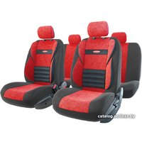 Комплект чехлов для сидений Autoprofi Comfort Combo CMB-1105 (черный/красный)