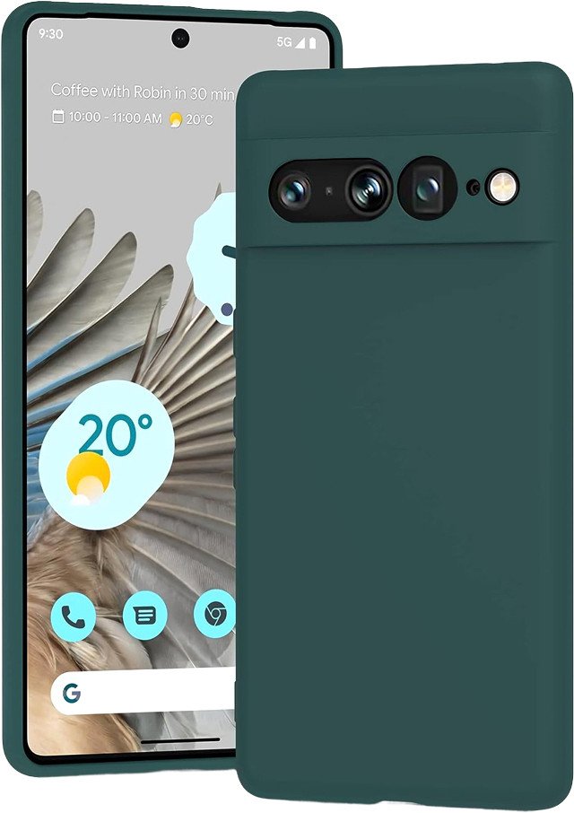 

Чехол для телефона KST Silicone Cover для Google Pixel 7 Pro (темно-зеленый)