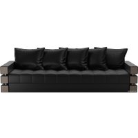 Диван Лига диванов Венеция 27961 (экокожа, черный)