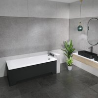 Ванна Lauter Sophia 160х70 21205160 (с каркасом, черным подголовником)