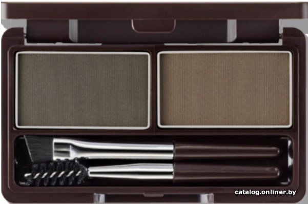 Тени для бровей The Saem Eco Soul Eyebrow Kit (тон 02 Gray Brown) 5 г