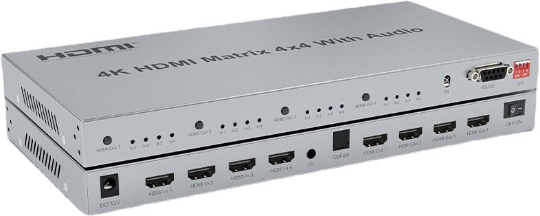 Переключатель USBTOP 4K HDMI Matrix 4x4 with Audio