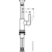 Смеситель Hansgrohe Metris S 31161000