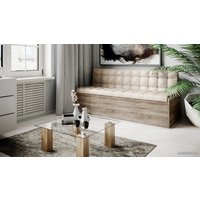 Диван Трия Форест (дуб сонома трюфель/кожзам бежевый)