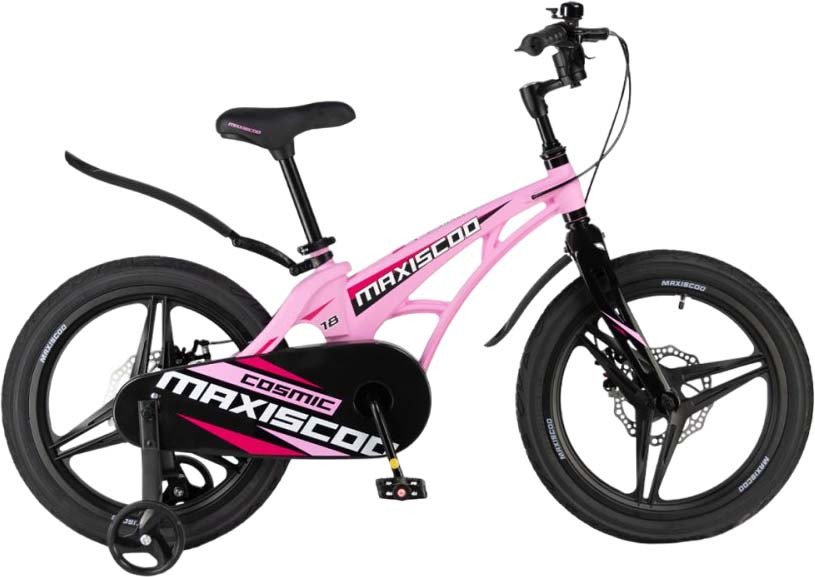 

Детский велосипед Maxiscoo Cosmic Deluxe 18 2024 (розовый)