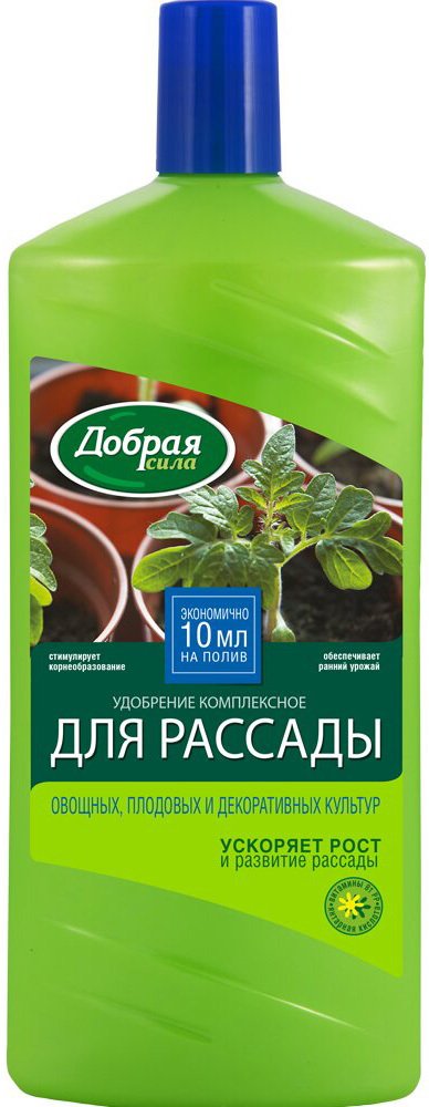 

Удобрение Добрая сила Для рассады (250 мл)